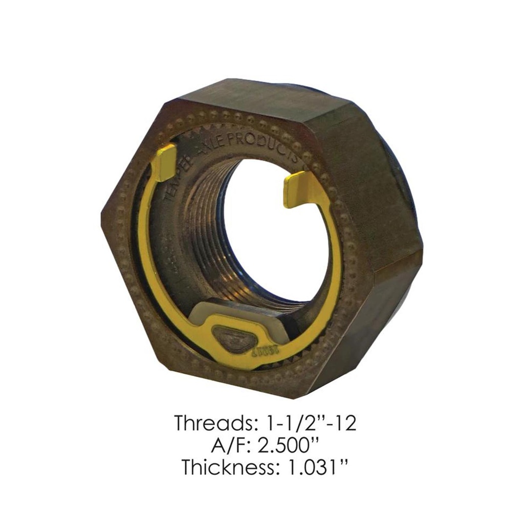 Unitized Spindle Nut TemperLoc 209.4836TL KAHGO Truck Parts